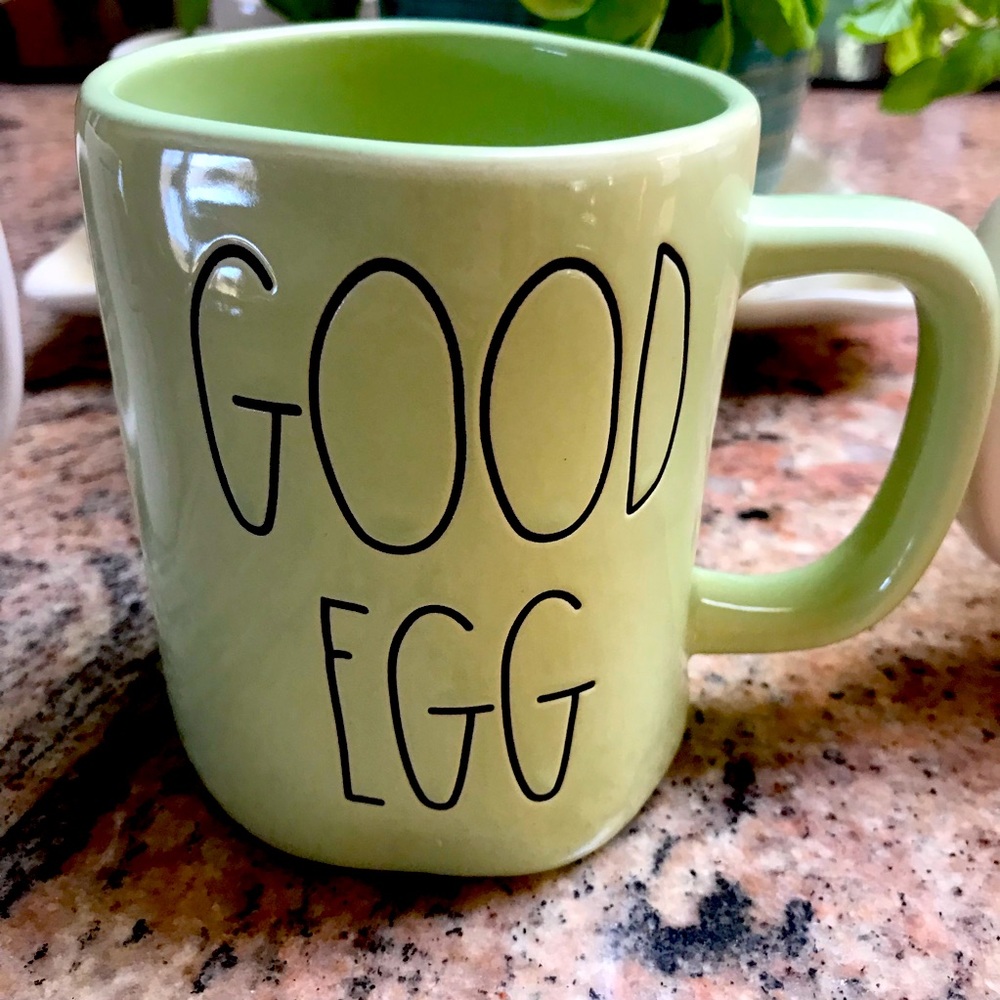RAE DUNN GOOD EGG/BAD EGG MUG